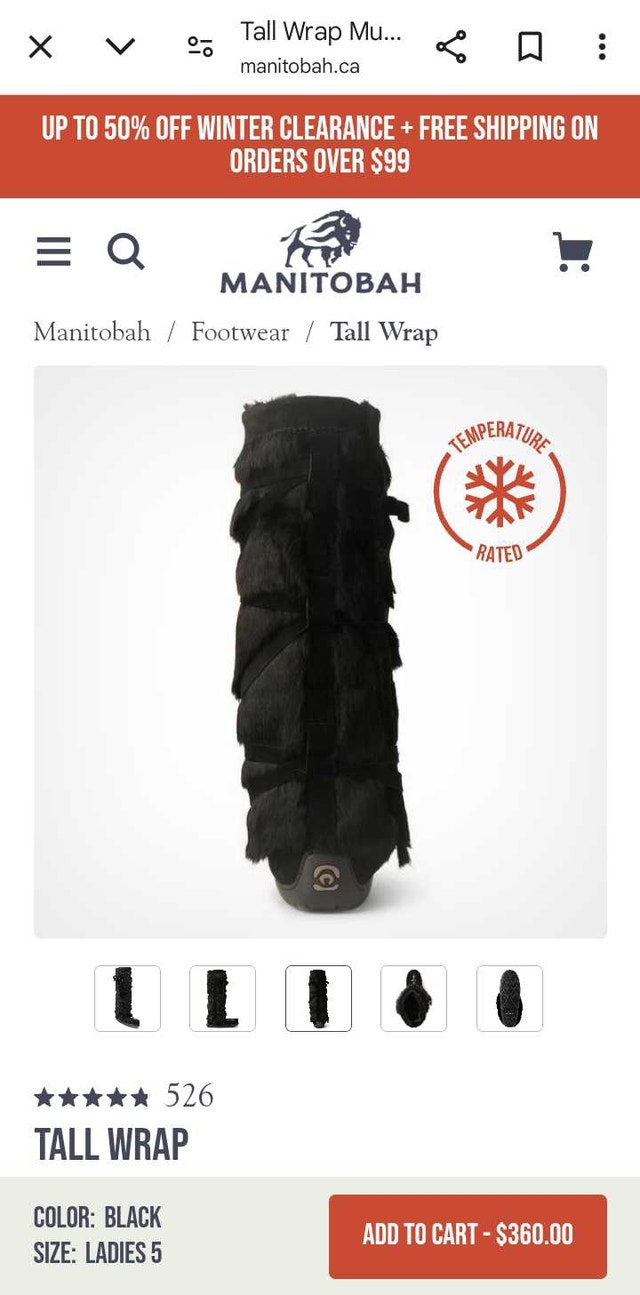 Brand New Manitobah Mukluks Size 6 - photo 2