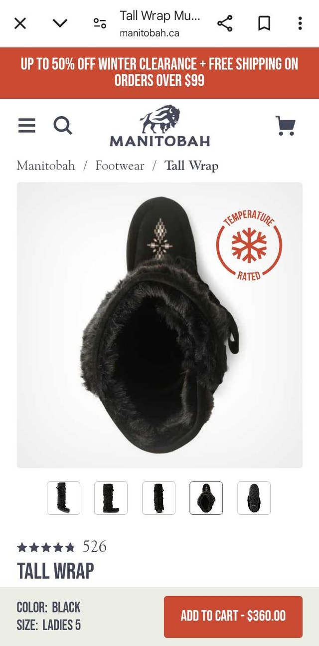 Brand New Manitobah Mukluks Size 6 - photo 4