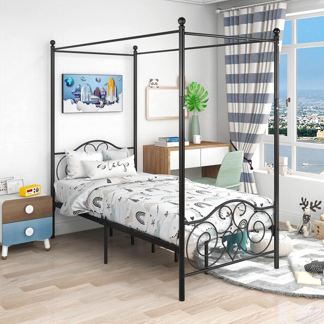 Twin Canopy Bed Frame