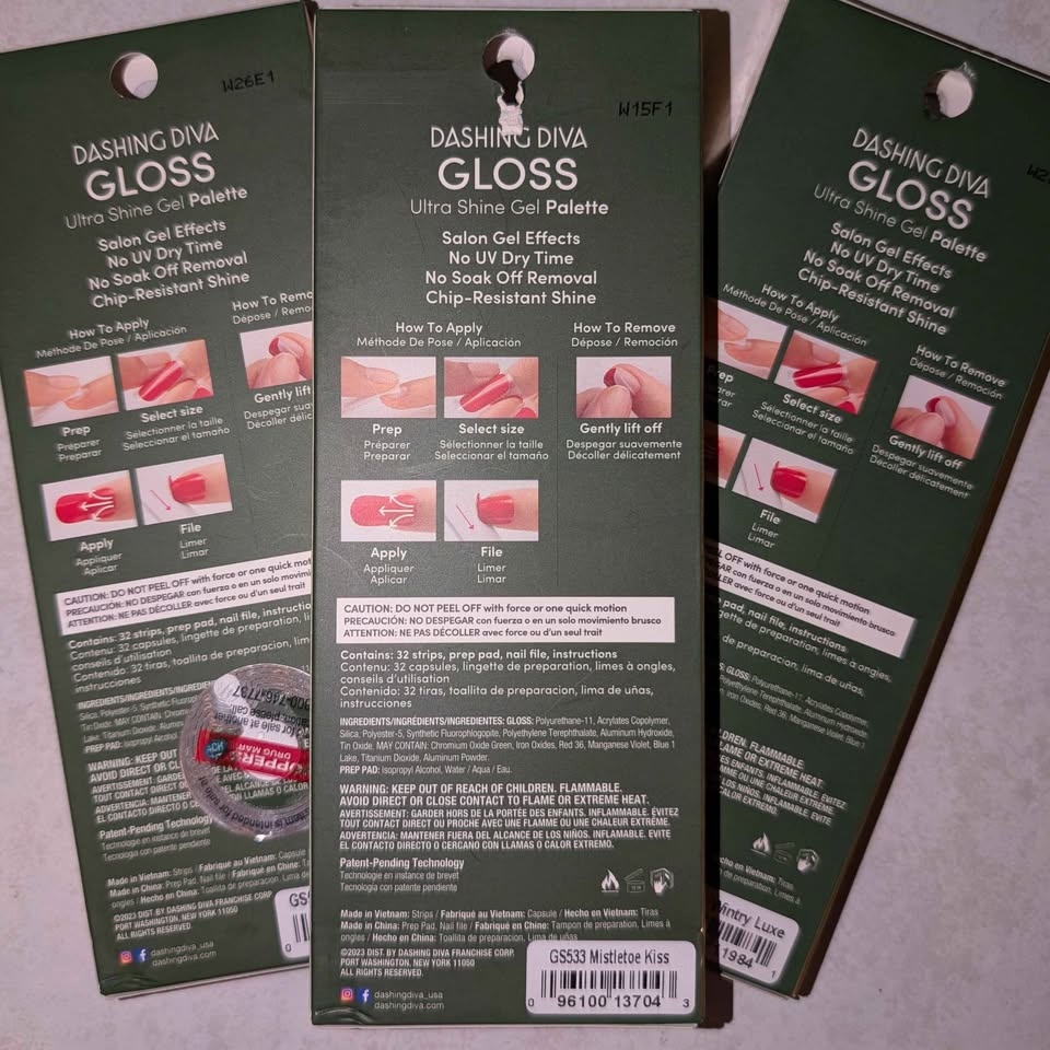 Dashing Diva Gloss holiday themes gel nail strips - photo 2
