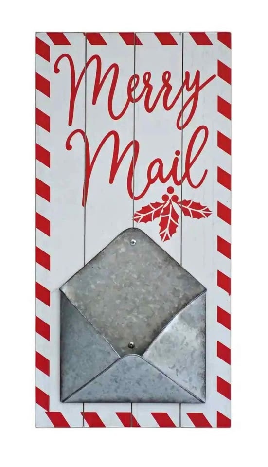 Parisloft Merry Mail Christmas Mail Holder