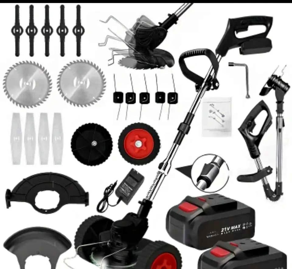 Ultimate Cordless Grass Trimmer Kit - 3-in-1 Garden Solution