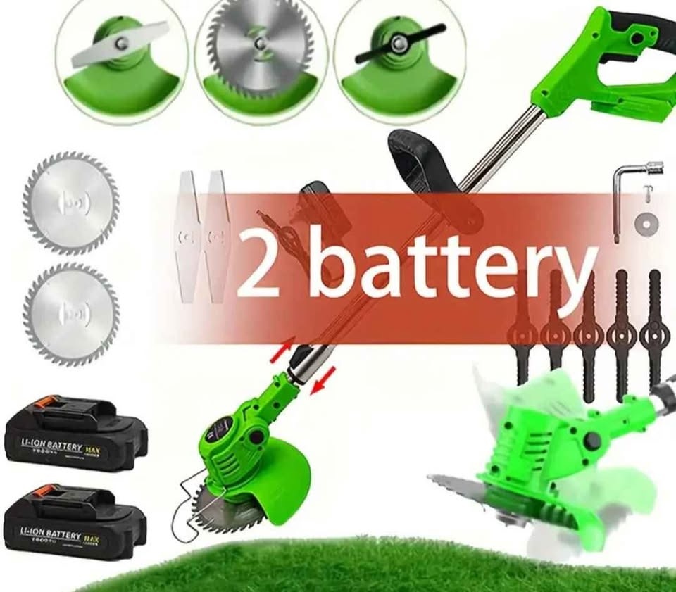 Ultimate Cordless Grass Trimmer Kit - 3-in-1 Garden Solution - photo 4