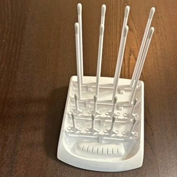 munchkin Fold Bottle Drying Rack - White