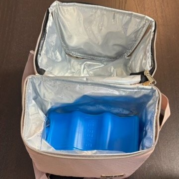 BABEYER Breastmilk Cooler Bag with Ice Pack - Pink - photo 4