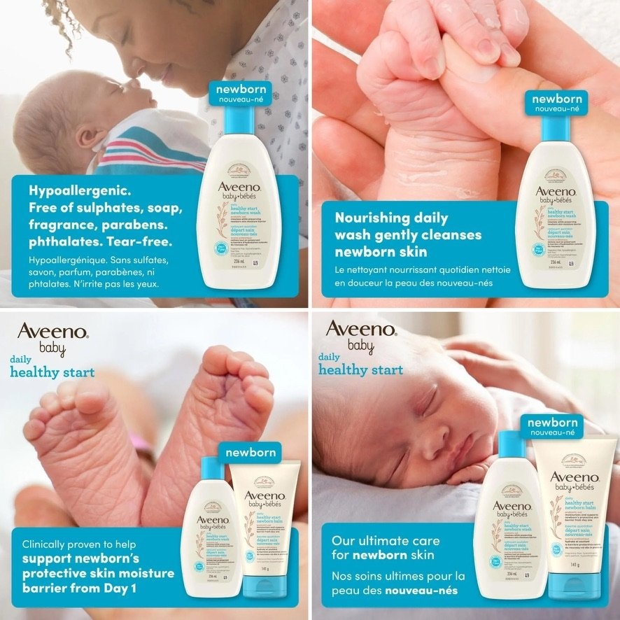 Aveeno Baby Daily Healthy Start Newborn Wash - 236 mL - photo 2
