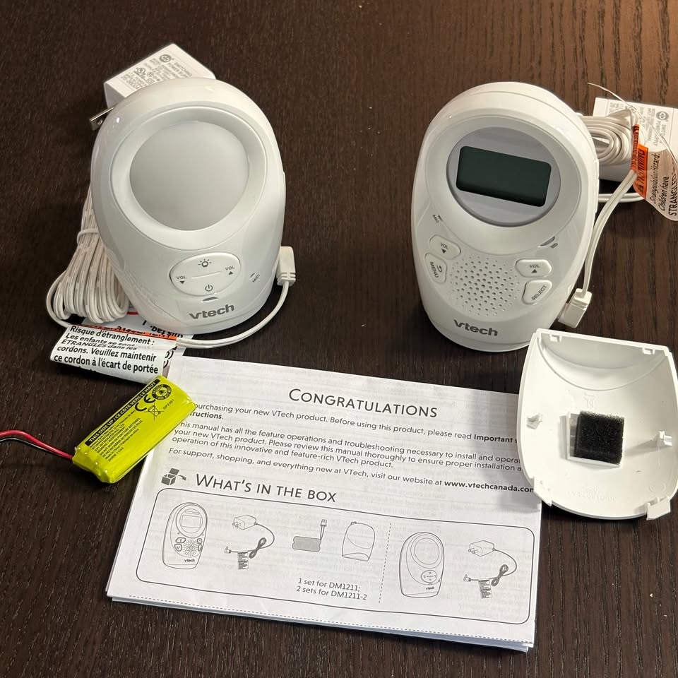 VTech DM1211 Enhanced Range Digital Audio Baby Monitor - photo 2