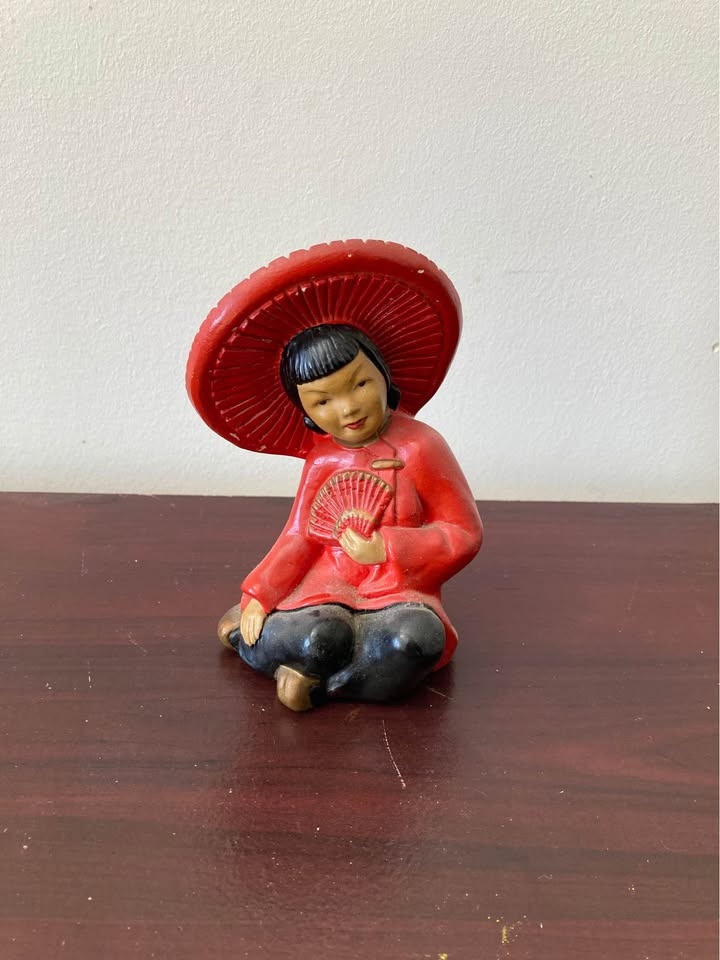 Vintage Asian Figurines – Set of 3 (Mid-Century Style) - photo 4