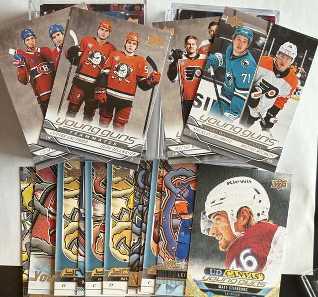 2024-25 UD YOUNG GUNS LOT (94) & LOT (10) YGR