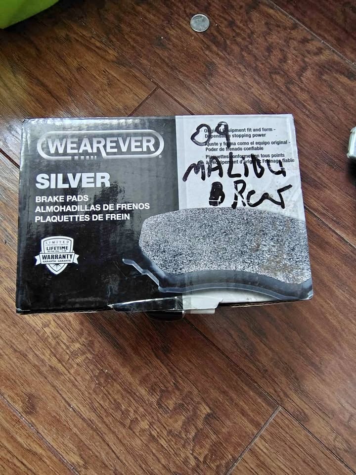 Nad1033 rear brake pads (cobalt, Malibu, Pontiac)