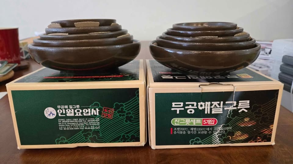 Korean Ceramic Bowl Set by Namwon Inwol Ceramic – NEW - photo 2