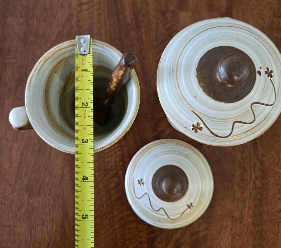 A set of korean handmade tea/coffee cups with lids - photo 3