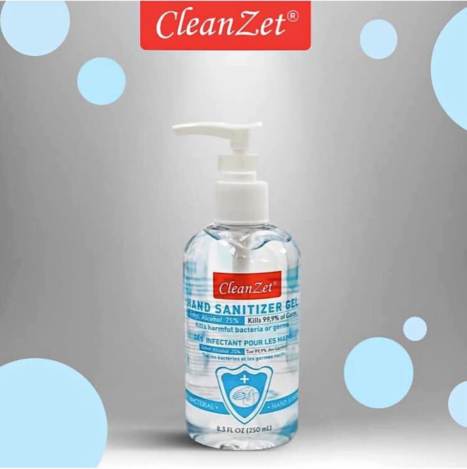 Brand new CleanZet sanitizer box of 12