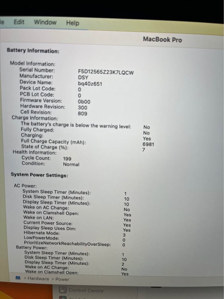 16GB 1TB 16” MacBook Pro 2.3Ghz i9 8Core Model - photo 3