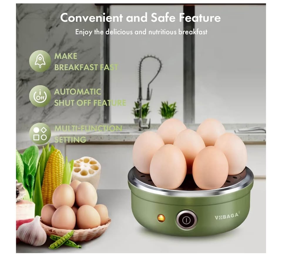 Electric stainless steel egg cooker - photo 5