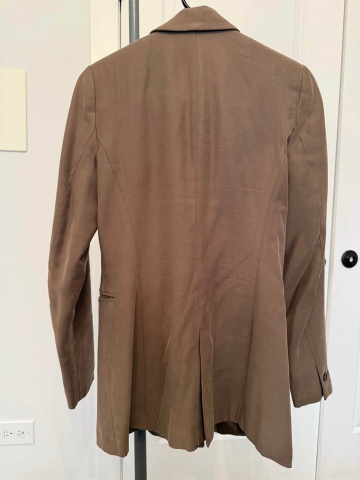 ZARA Basic Blazer - XS - Taupe/Brown - Like New - photo 3