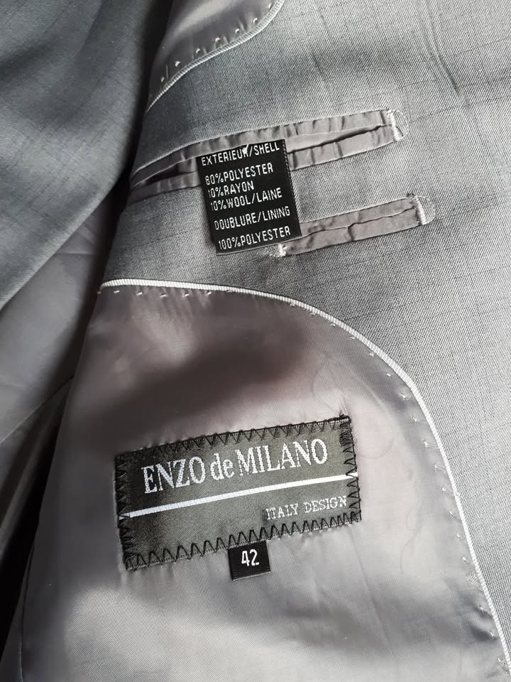 Enzo Di Milano - Mens Grey suite (2 piece) - photo 4