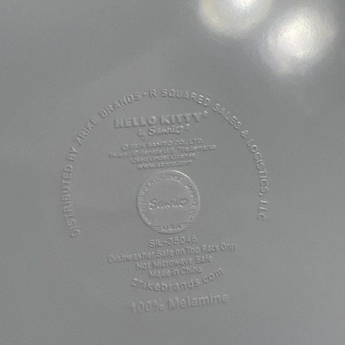 Hello Kitty Skeleton Serving Plate Tray Halloween Brand NEW Sanr - photo 3