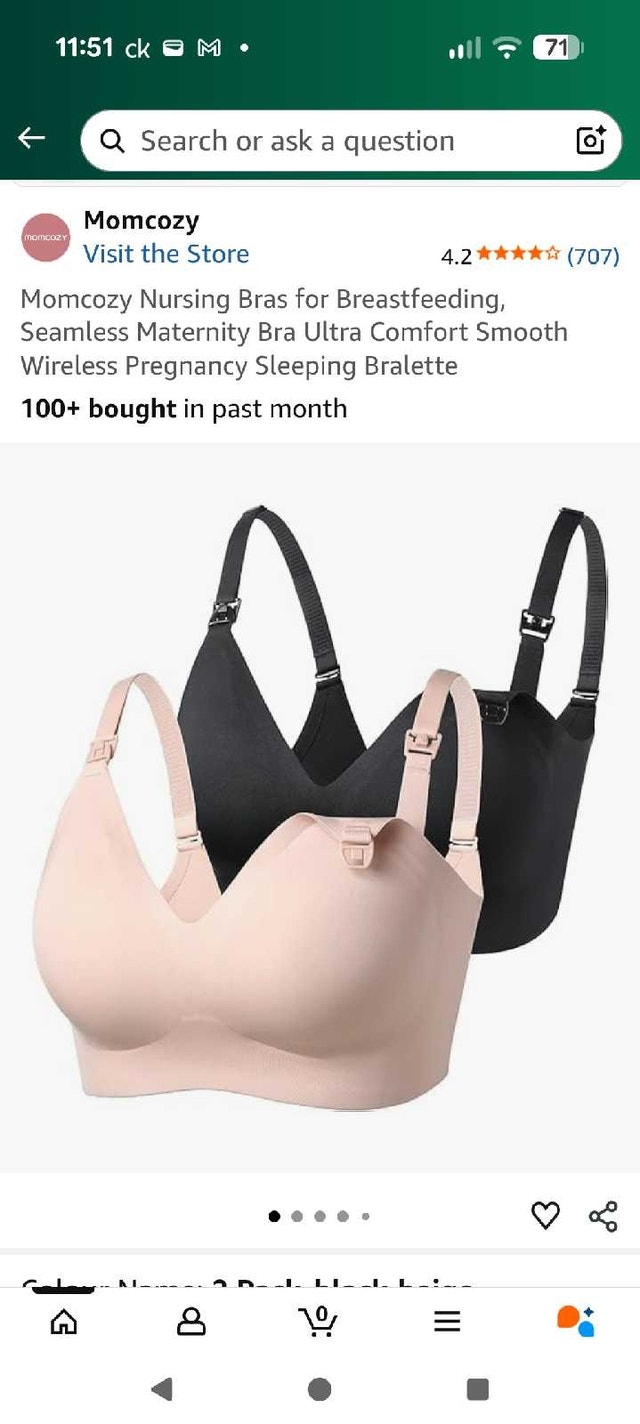 Momcozy Nursing Bra Medium