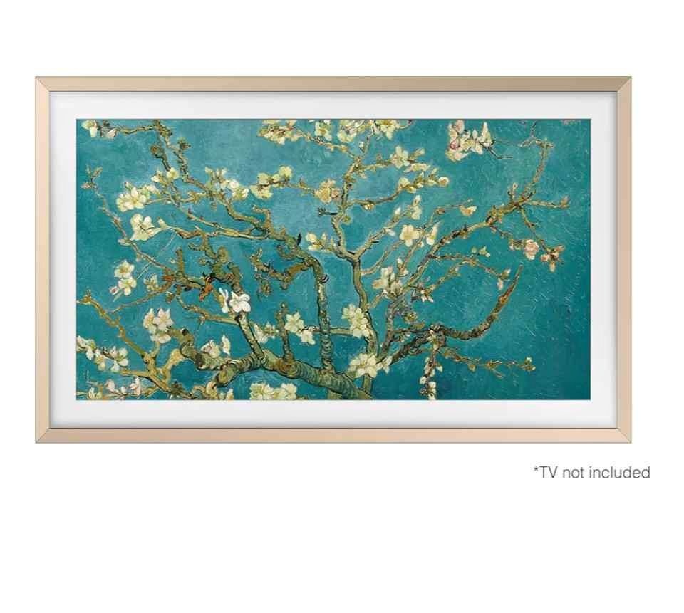 55" TV Frame - Sand / Rose Gold