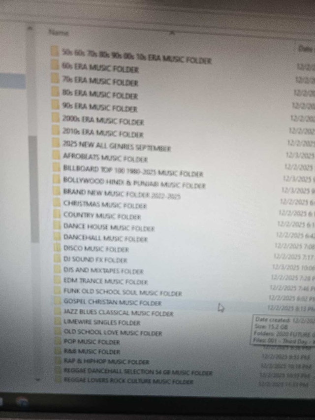 3TB OF MUSIC FOR SALE . ALL GENRES AVAILABLE - photo 5
