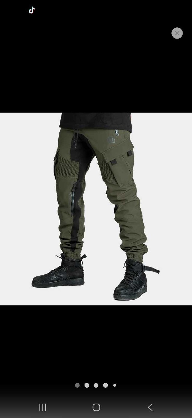 UNIT 16 ARMOURED SOFTSHELL CARGO JOGGERS(Military Green)