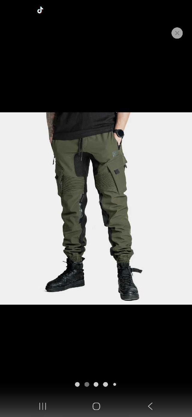 UNIT 16 ARMOURED SOFTSHELL CARGO JOGGERS(Military Green) - photo 2