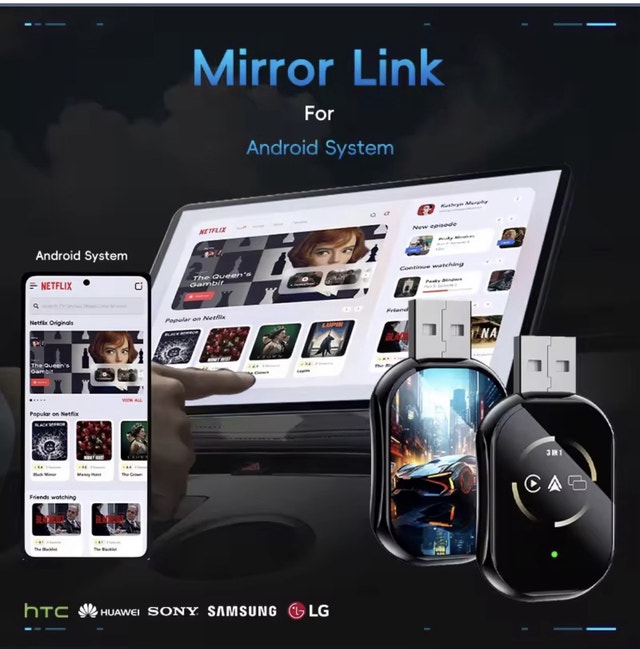 3 in 1 Carplay/Android Auto Wireless Adapter - photo 5