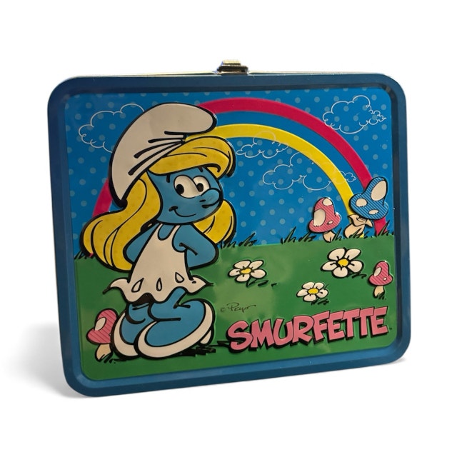 Smurfette Metal Lunch Box / Keepsake Tin