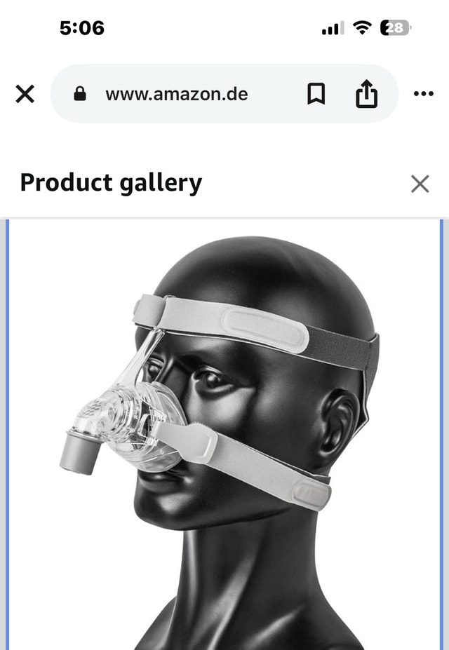 Universal CPAP Mask with Free Headgear AND Tubing - photo 4