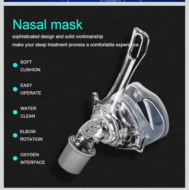 Universal CPAP Mask with Free Headgear AND Tubing - photo 5