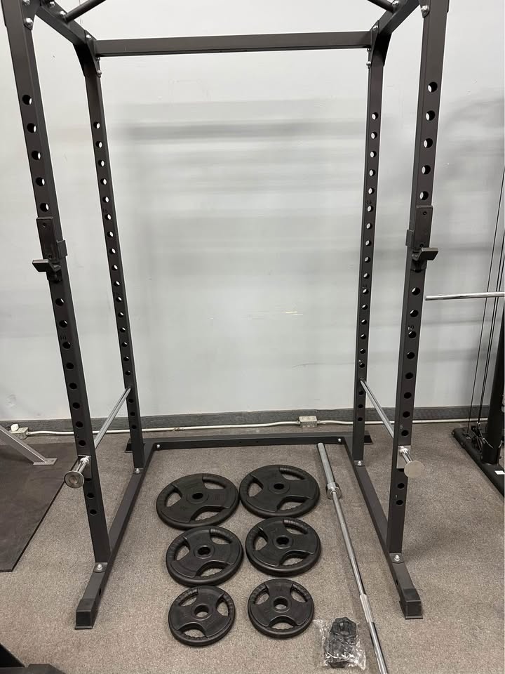 🔥 FULL HOME GYM PACKAGE ** BNIB Power Rack + Bar + Plates 🔥 - photo 3