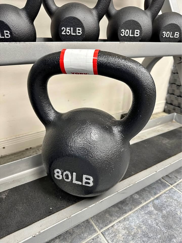 80lbs Heavy Duty York Kettlebell