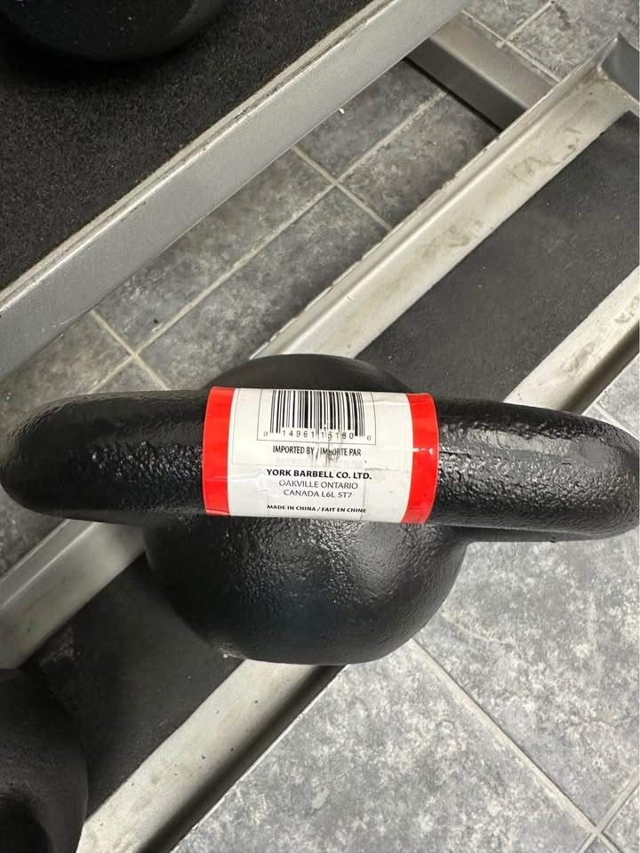 80lbs Heavy Duty York Kettlebell - photo 3