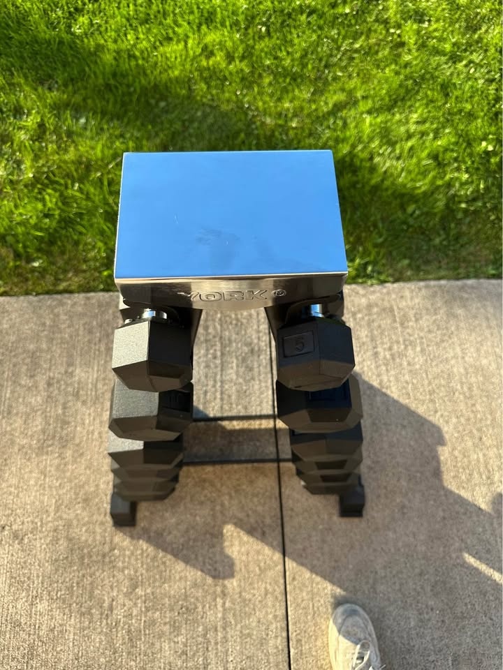 Brand New York Dumbbell Set (5–30 lbs) + York 6-Pair Stand - photo 4