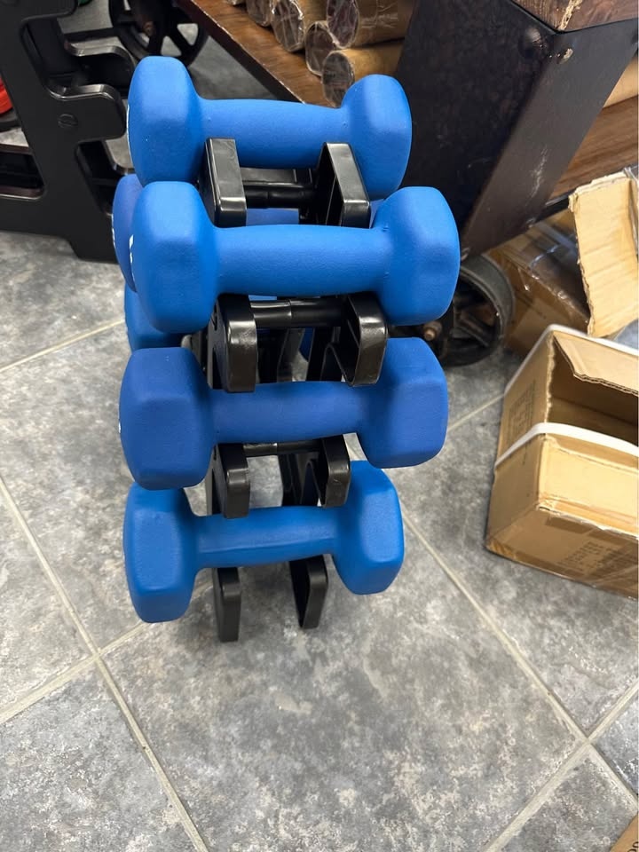 🏋️‍♂️ Brand New Dumbbell Set + Stand – $80 Total 🏋️‍♀️ - photo 3