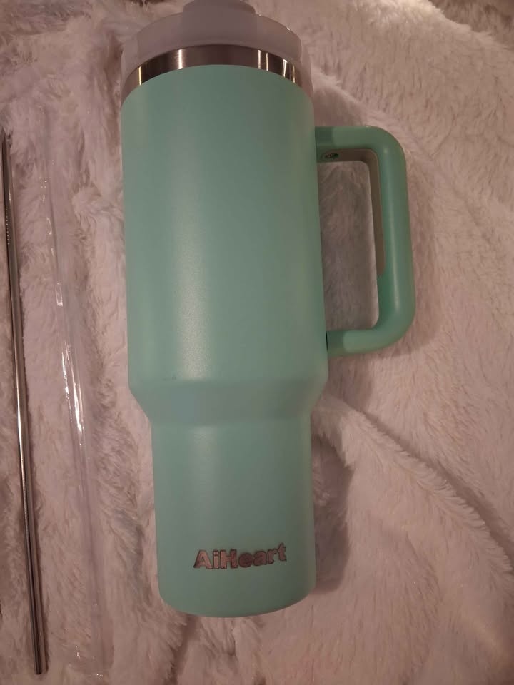 40oz Mint Green Tumbler with Accessories - photo 2