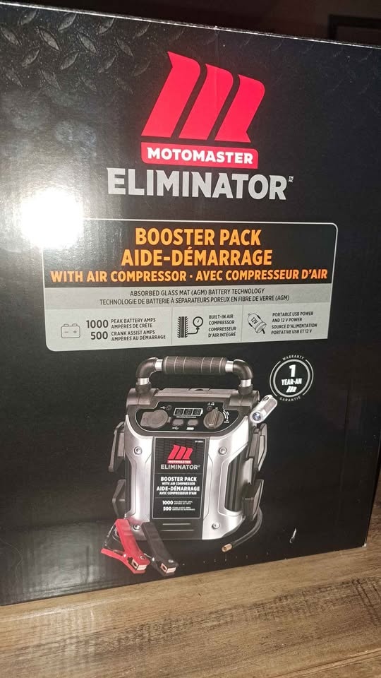 Motomaster Booster Pack/Tire inflator - photo 4