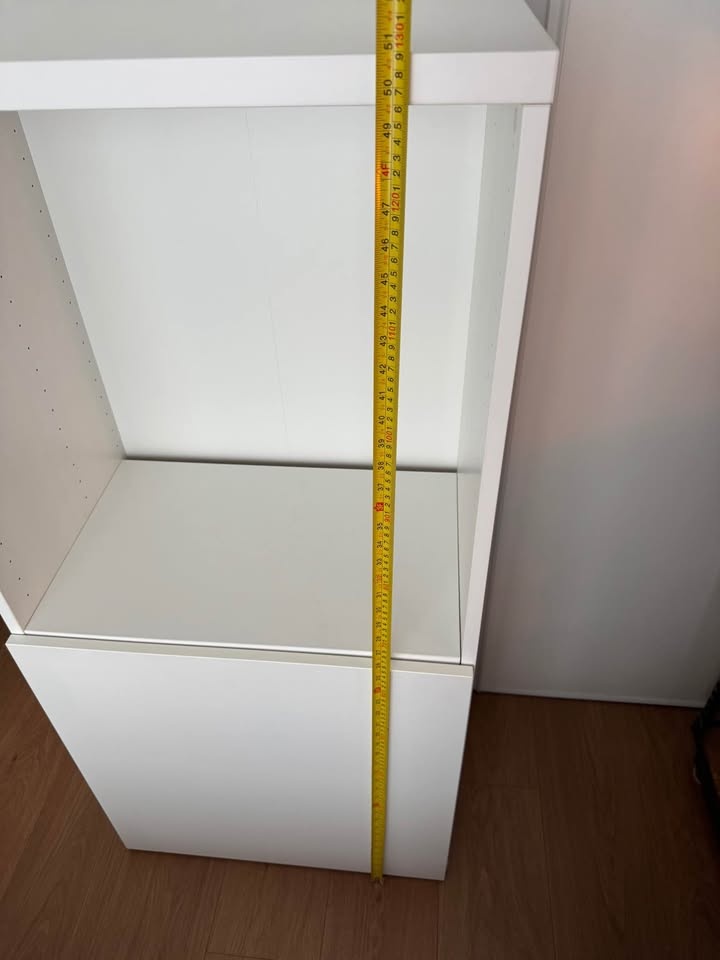 White Cupboard/Shelf Unit with Door $44 - photo 4