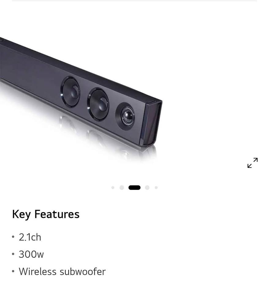 LG soundbar with wireless subwoofer - photo 2