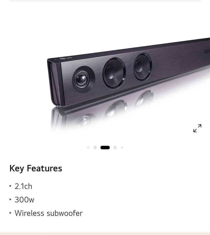 LG soundbar with wireless subwoofer - photo 3
