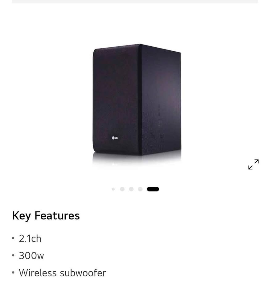 LG soundbar with wireless subwoofer - photo 4