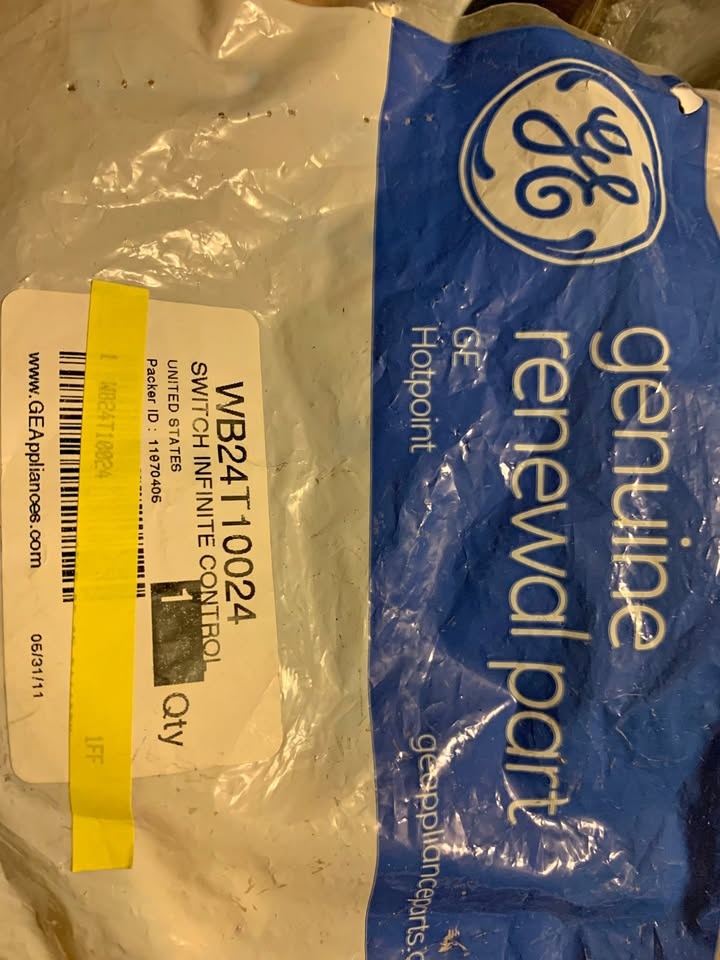 GE Range Infinite Switch Control WB24T10024