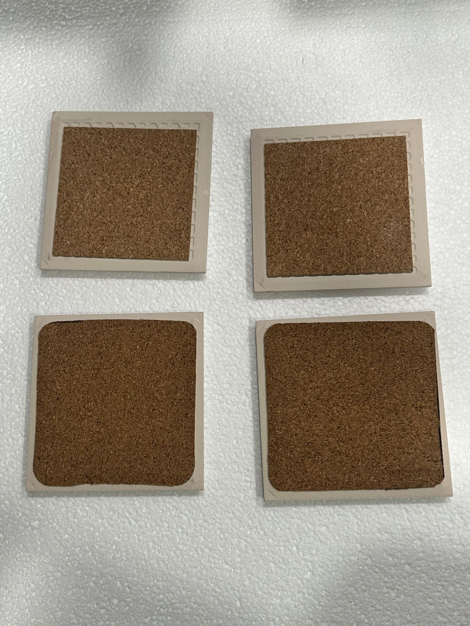 Set of four coasters featuring images of a barred owl and a gold - photo 5