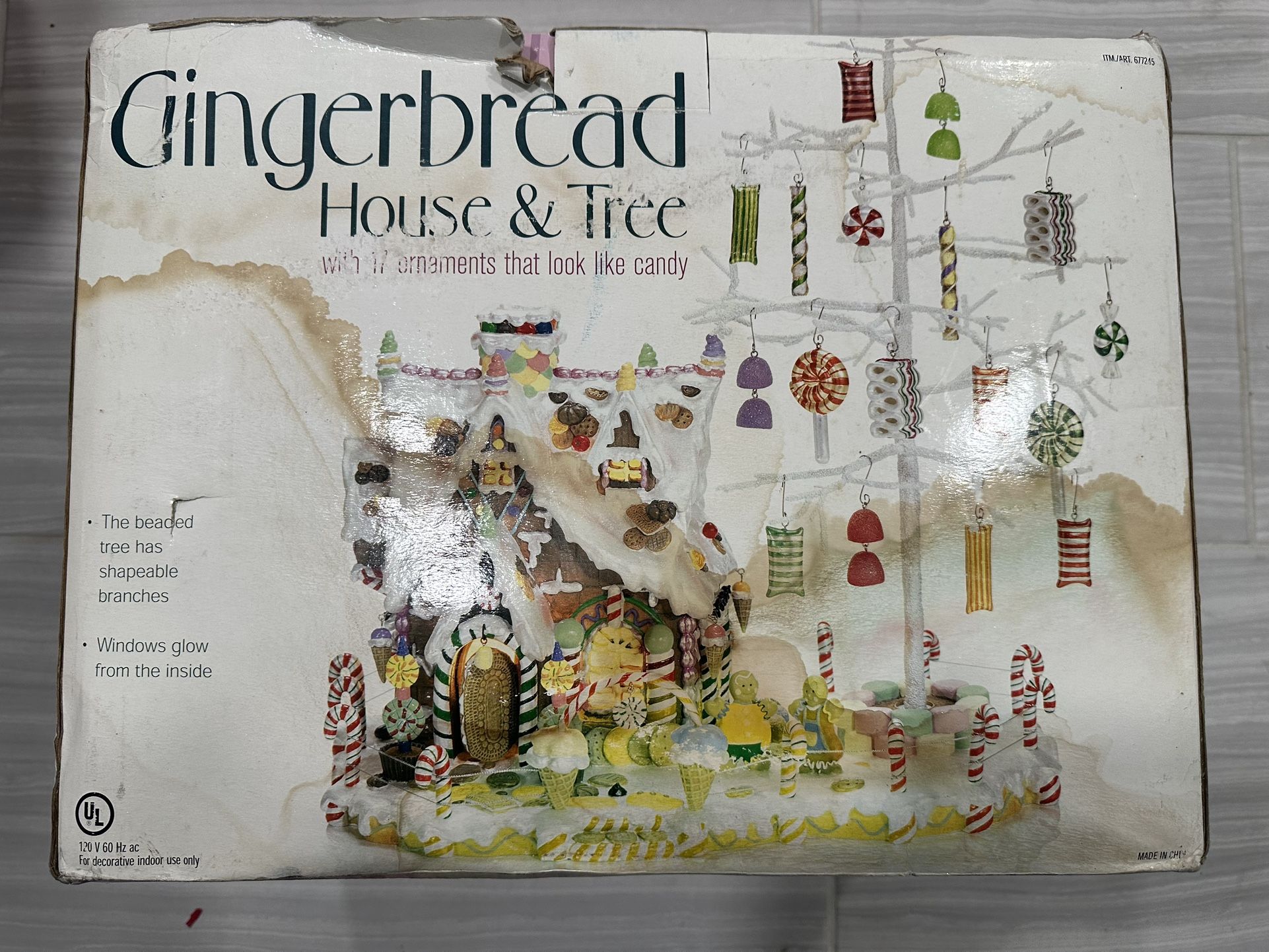 Vintage Gingerbread House & Tree 17 Candy Ornaments - photo 3