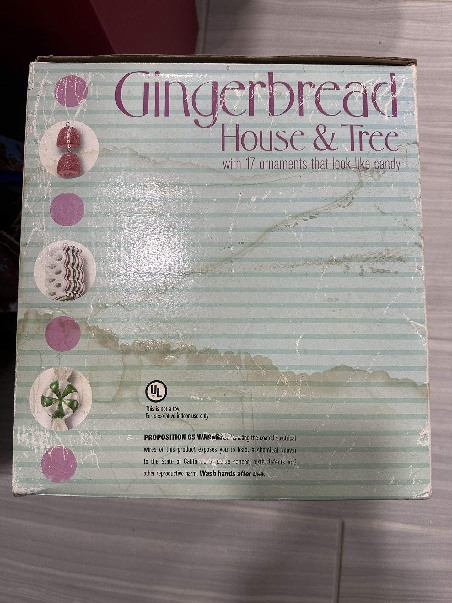Vintage Gingerbread House & Tree 17 Candy Ornaments - photo 4