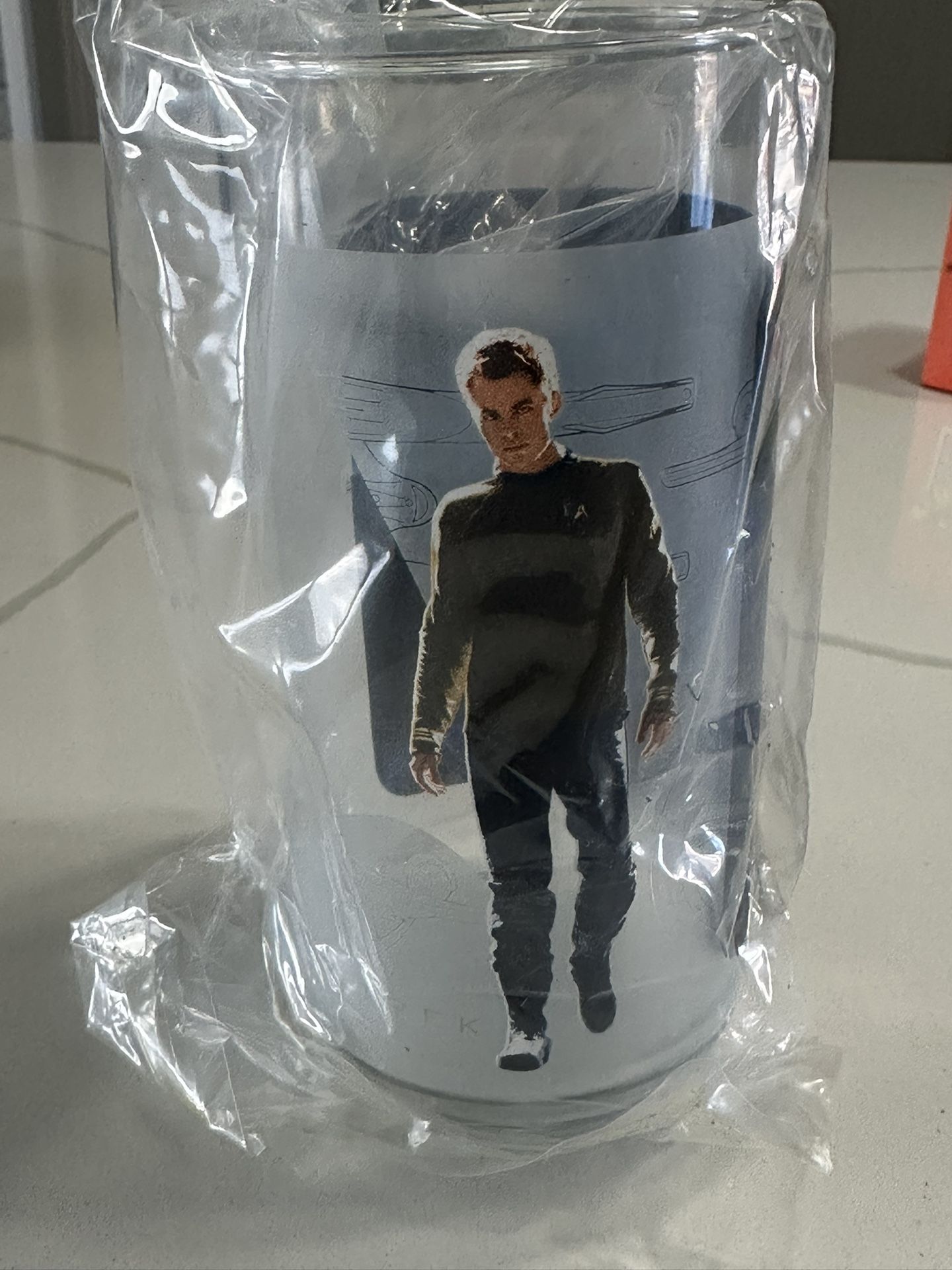 Star Trek kirk Collectible Glass