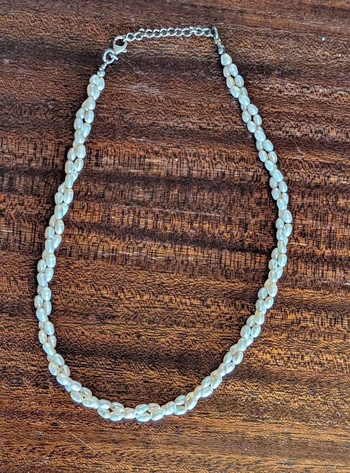 Elegant Double Strand Freshwater Pearl Necklace