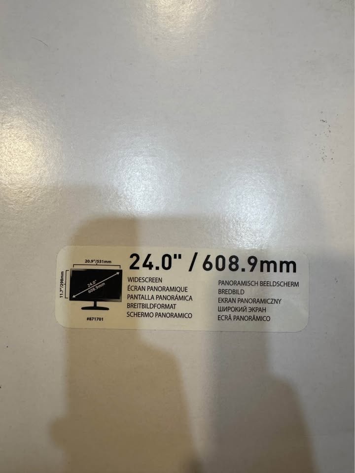 Fellowes PrivaScreen 24" Blackout Privacy Filter - photo 2