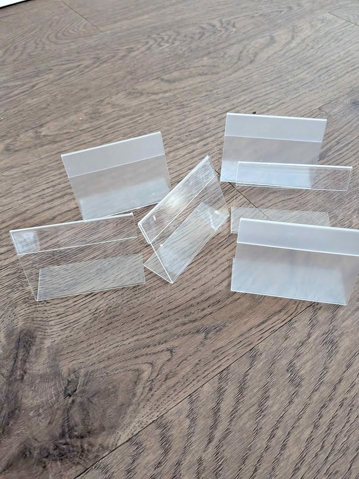 Mini acrylic sign holder 3.5" x 2.5"